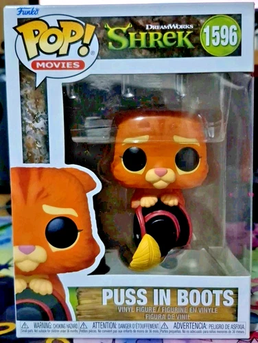 Funko POP! Movies: Shrek - Puss In Boots #1596 - Mint In Box Free Postage AU ✨️