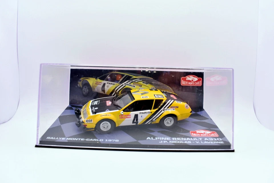 modellino auto rally scala 1:43 alpine renault A 310 HF collezione modellismo - Immagine 2 di 4