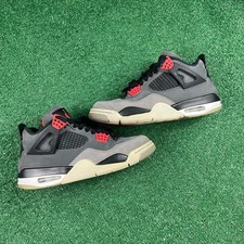 Jordan 4 Retro Sneakers Grey Red