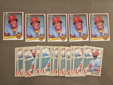 1983 Topps Donruss Willie McGee Rookie 25 Count