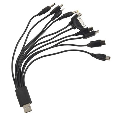 Multikompatibles Laden Die perfekte Lösung mit einem 10 in 1 USB-Kabel