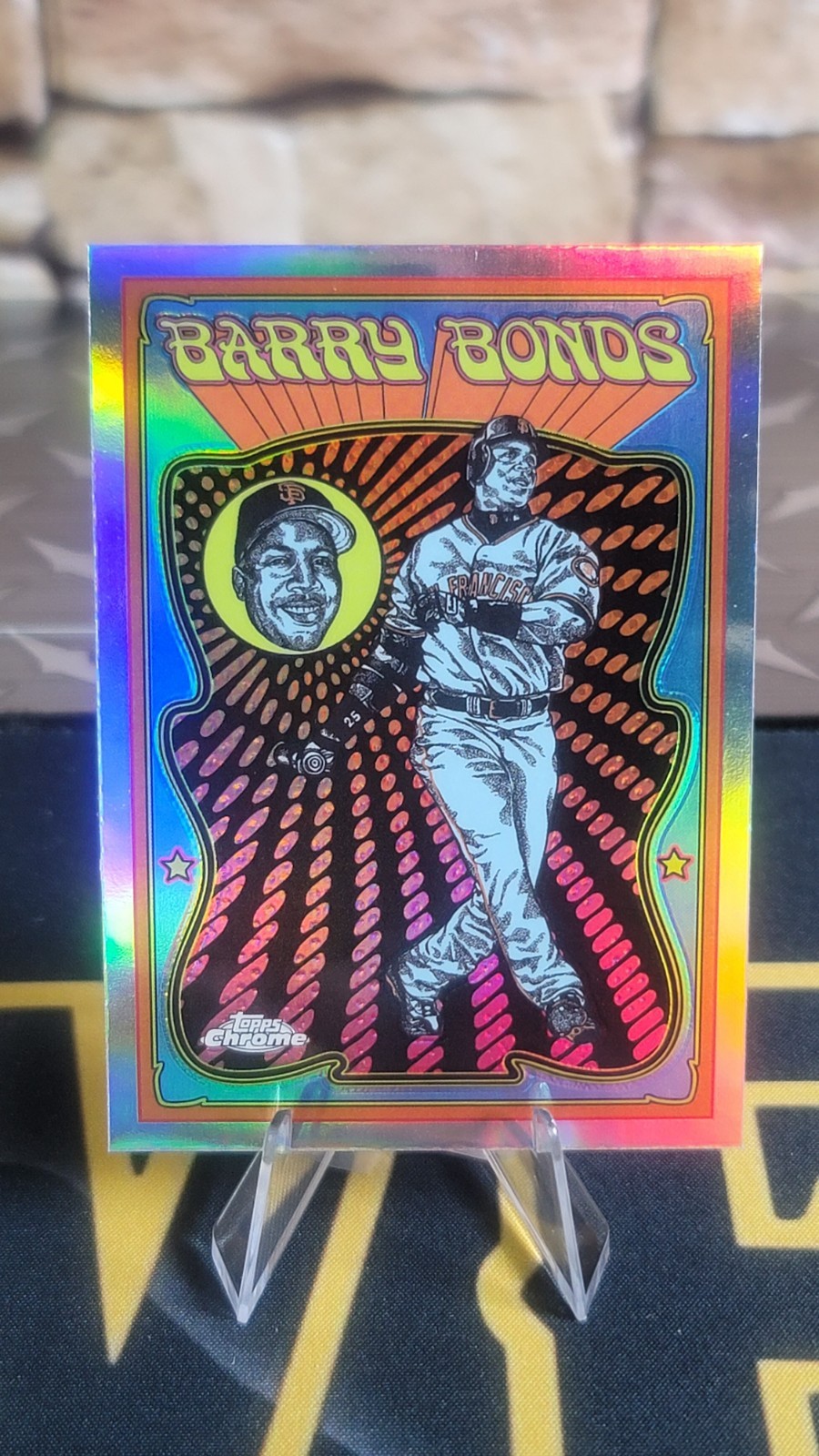 2025 Topps Chrome Barry Bonds #UV-13 Ultra Violet All-Stars Giants SSP