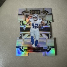 2023 Select Deuce Vaughn #28 Silver Prizm Concourse Die Cut Rookie RC Cowboys