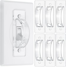 6 Pack Light Switch Guard Cover Light Switch Blocker Child Proof NEW