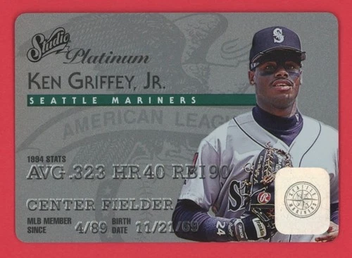 1995 Donruss Studio Platinum Ken Griffey Jr #5 Seattle Mariners