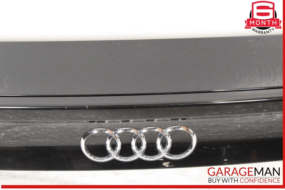 12-18 Audi A7 Tapa Trasera Puerta Trasera Alerón Panel Montaje Alerón Negro OEM Foto 4 de 4