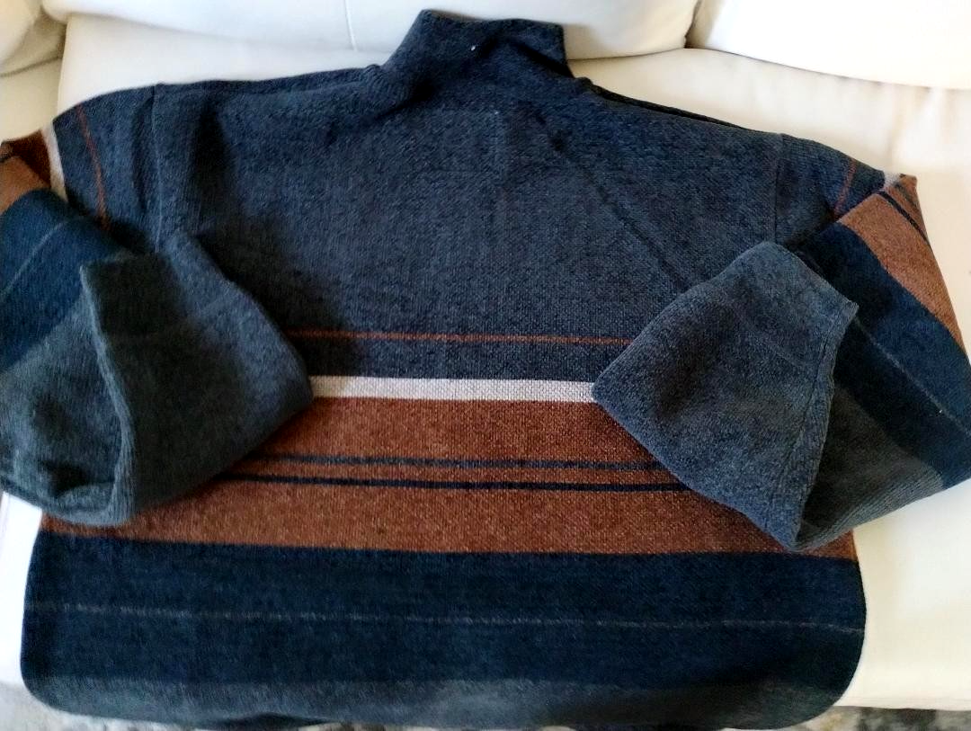COLOURS by ALEXANDER JULIAN Men's Full-Zip Cardigan Sweater SZ XL