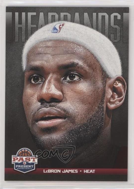 2012-13 Panini Past & Present Headbands LeBron James #12 02v3