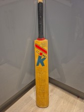 Signed Kippax Cricket Bat Yorkshire  1989 Vintage  21 Signatures MEMORABILIA 
