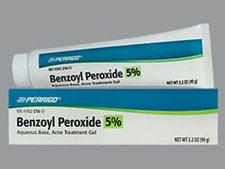 Perrigo Benzoyl Peroxide 5 Large Acne Treatment Gel, 3.2 Oz