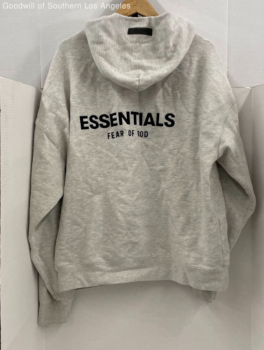 Essentials Gray Pullover Oversized Hoodie Size XL - image 3