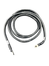 9' 2 AWG Black Battery Cable with 5/16" Lugs