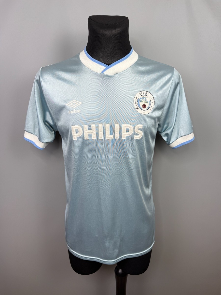 MANCHESTER CITY 1985 1987 HOME SHIRT FOOTBALL SOCCER JERSEY MENS