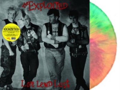 EXPLOITED: LIVE LEWD LUST (MULTI-COLOUR VINYL) - LP vinyl *BRAND NEW*