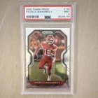 Panini 2020 Prizm Patrick Mahomes II #124 PSA 9 Kansas City Chiefs