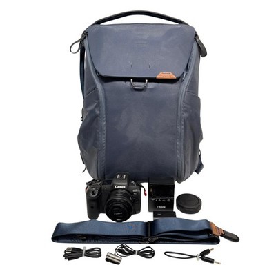 Canon EOS R5 4147C002 45 MP 8K 4320p DSLR Camera/RF 50mm Lens Combo