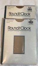 VTG Round the Clock Pantyhose Control Top Silky Lycra Sheer Sandal 2PR Size B