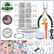 DIY Jewelry Making Kit with 10 Essential Supplies - Portable Organized