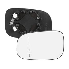 Left Driver Mirror Glass with Backing for Volvo C30 C70 S40 S60 V50 V70 White