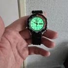 (seiko) lorus vintage 40mm full lume dial dive watch