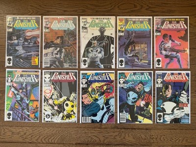The Punisher Comic Lot 1-5 x2 - 1985 Five Part Series Plus 1987 Unlimited Series