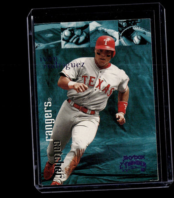 1999 Skybox Thunder Rant #209 Ivan Rodriguez Rangers
