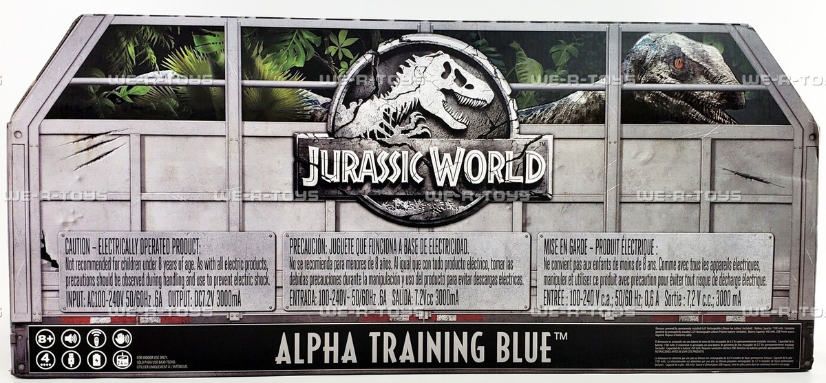 Jurassic World Alpha Training Blue Electronic Dinosaur 2018 Mattel