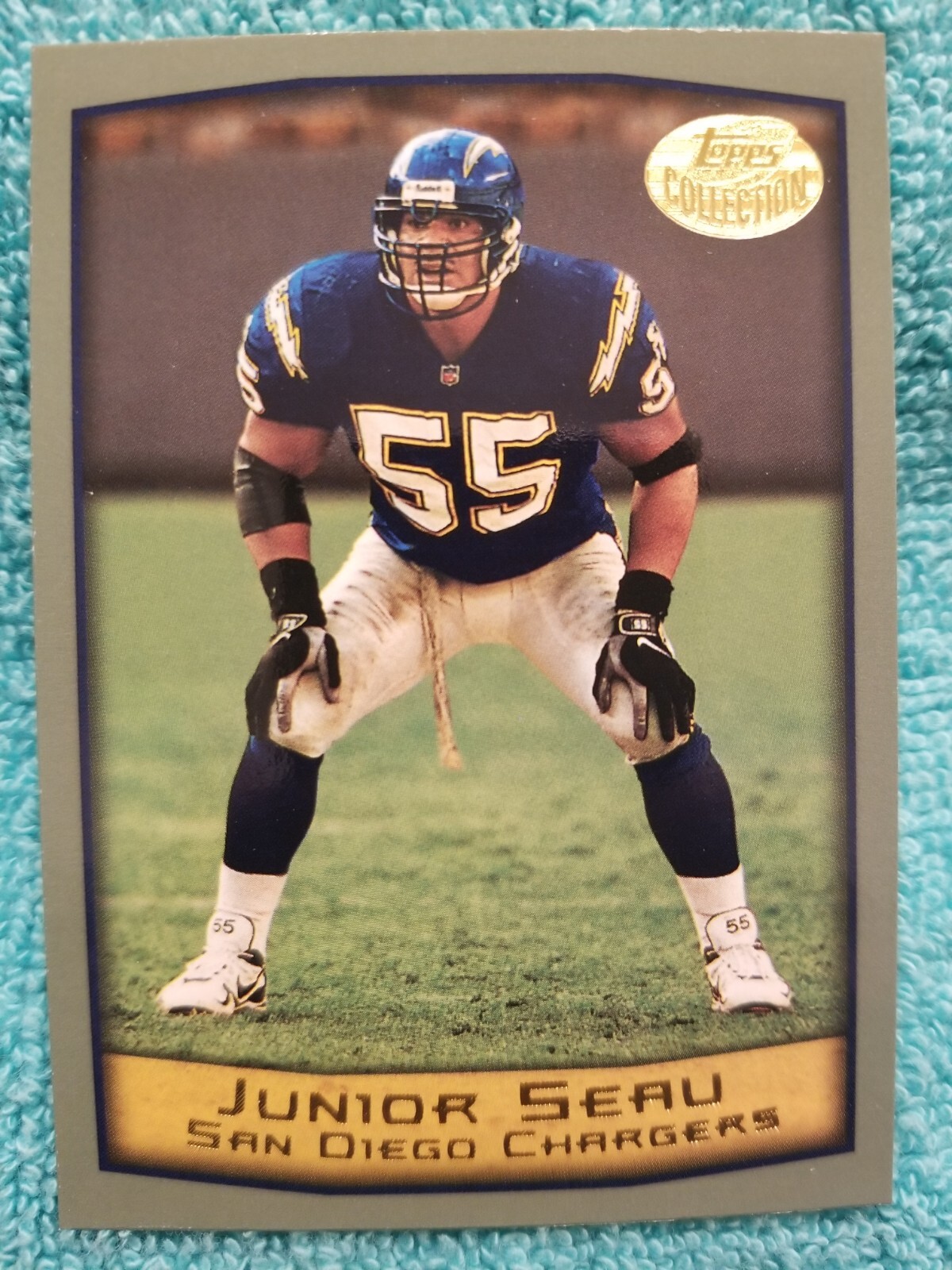 1999 TOPPS COLLECTION JUNIOR SEAU #7 SAN DIEGO CHARGERS