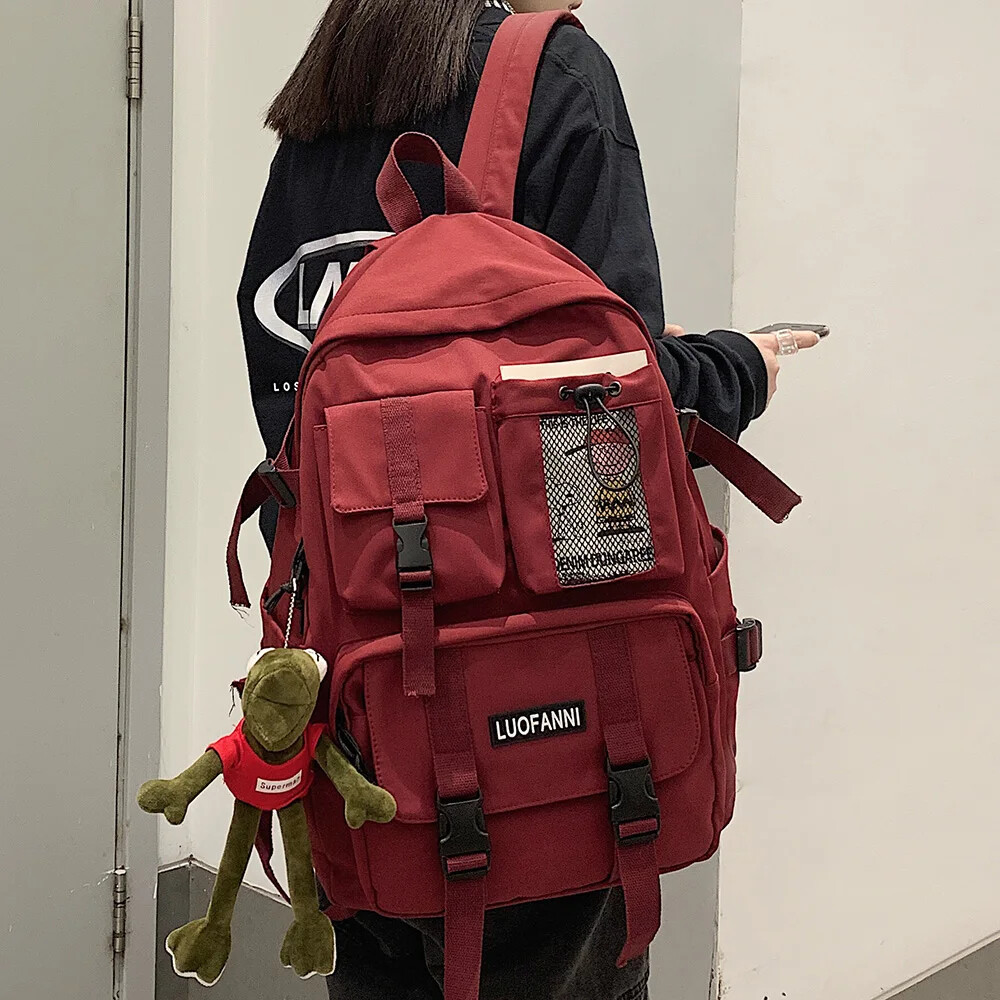 Women Boy Backpack Travel Student College School Bag Men  display picture 2
