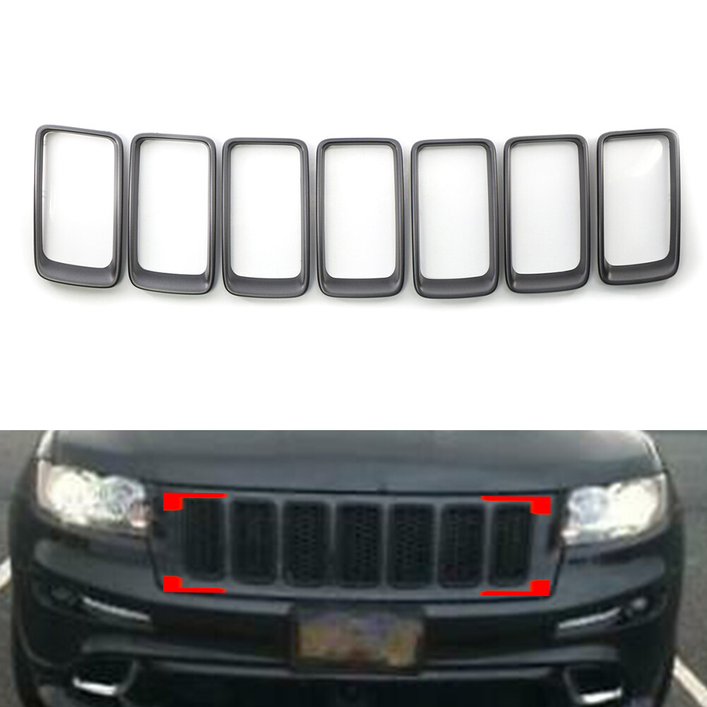 Front Bumper Center Mesh Grille Cover Trim Fit Jeep Grand Cherokee 2014-2016 USA