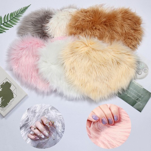 Heart Shape Hand Rest Nail Cushion Nail Art Photo Background Fluffy Table P- JC