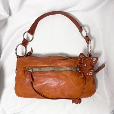 00s Miu Miu Archive Leather バッグ　鞄　ミュウミュウ MIU MIU - vintage 00s miu miu archive 緑 ワンショルダー