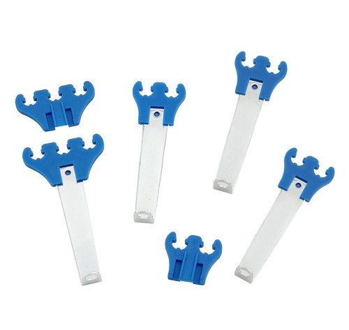Mr. Gasket 9881 Mr. Gasket Standard Wire Loom Kit - Chrome / Blue
