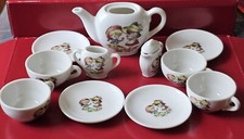 Vintage Kids or Doll Porcelain Miniature Tea Set Made In Japan,For Meadow Dolls