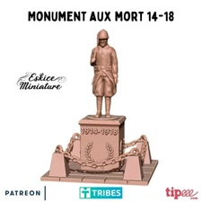 Eskice Miniatures French WW1 Memorial WW2 Terrain Scenery Bolt Action WWII 28mm