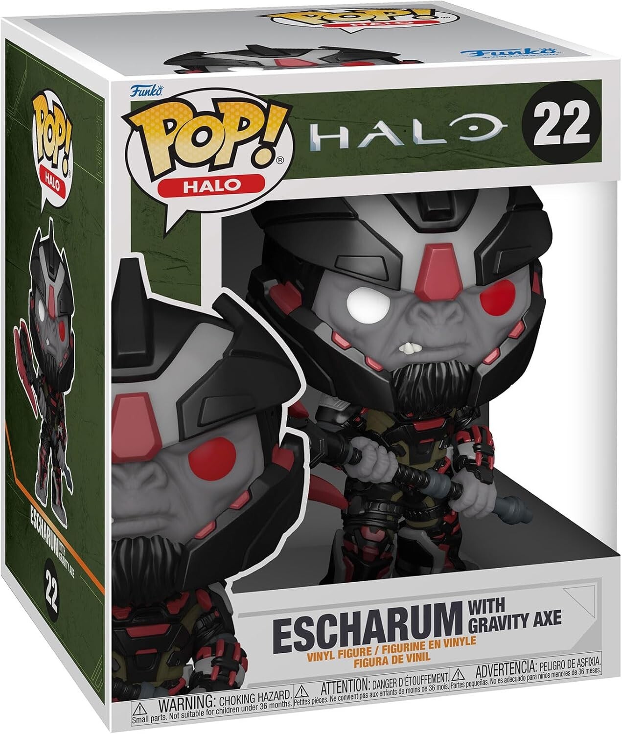 Funko Pop Super Halo: Escharum w/ Gravity Axe 6" Figure