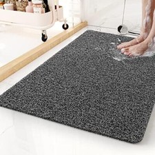 Non-Slip Bathtub Mat, 17x 30 Inch, Shower Mats for Bath Tub, PVC 17x30 Black