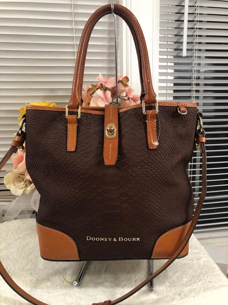 Dooney & Bourke Claremont Python Medium Cayden BA… - image 1