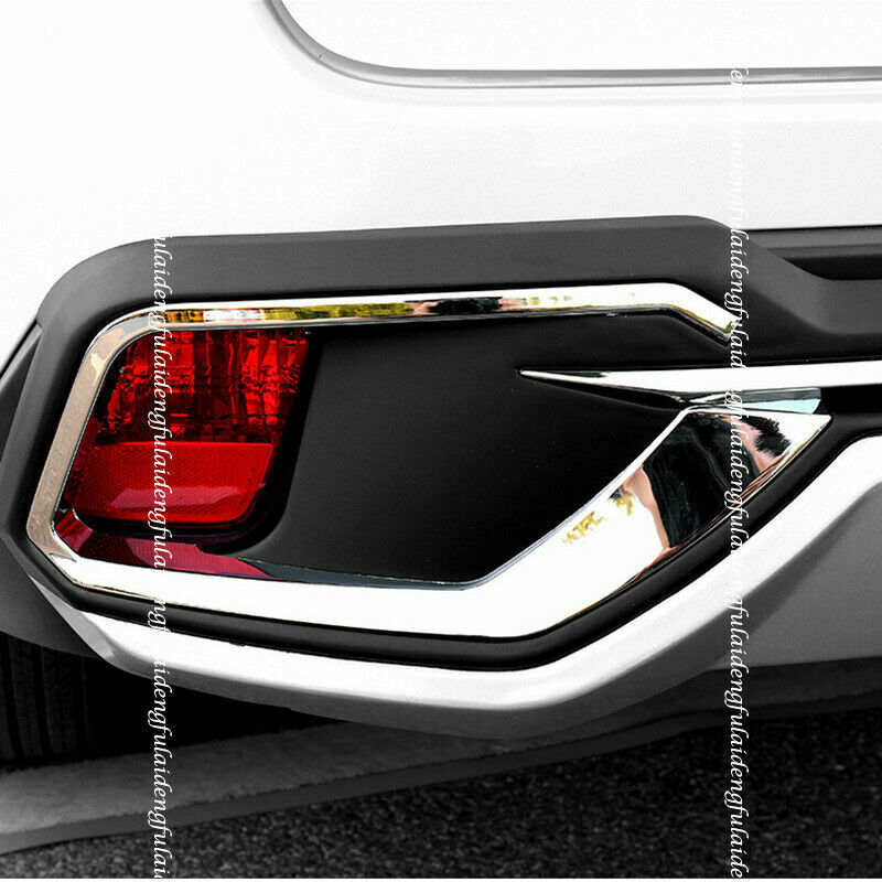 For Toyota Highlander 2017-2019 Silver Rear Bumper Diffuser Spoiler Lip ...