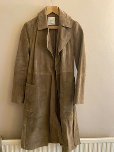suede trench coat mango