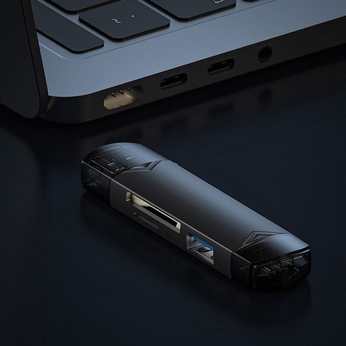 6 in 1 OTG Card Reader USB3.0 to Type C Micro USB Adapter Flash Drive TF SD - Picture 4 of 14