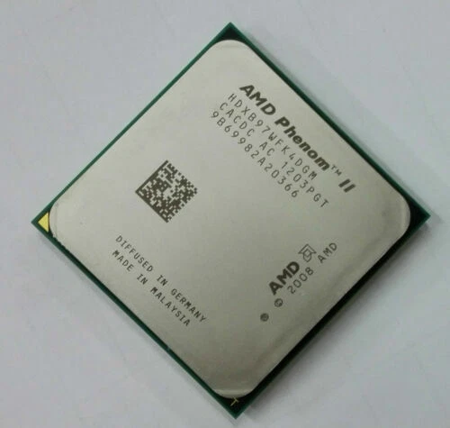 AMD Phenom II X4 B97 Processor 3.2 GHz HDXB97WFK4DGM Socket AM3 CPU 667 MHz - Image 3 of 4