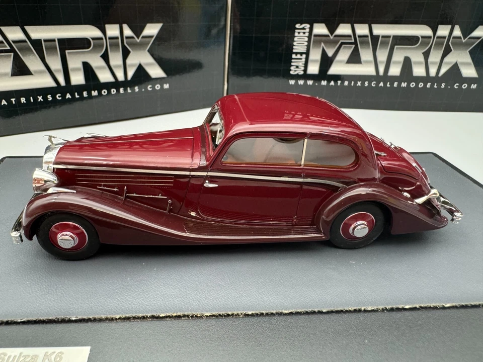 Matrix 1/43 Hispano Suiza K6 Mouette Henri красный No169 - Изображение 2 из 4