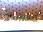 Lot Of 10 Vintage Avon Empty Cologne Perfume Bottles unique 1970s