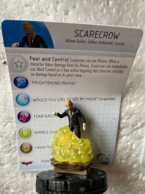 DC Heroclix Dark Knight Rises Scarecrow #025