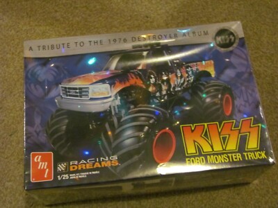 KISS - FORD MONSTER TRUCK MODELLBAUSATZ AML RACING DREAMS / VAN AUTO ZERSTÖRER