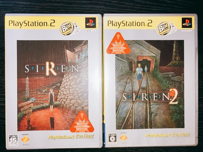 PS2 SIREN & SIREN 2 Playstation 2 Set of 2 Tested Used Japanese 
