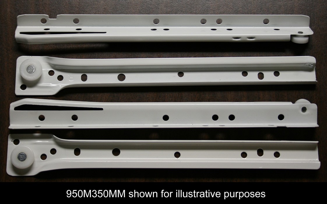 Drawer slides, 550mm (21.65