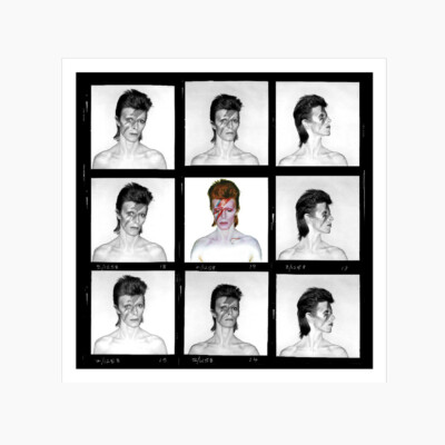 David Bowie - Aladdin Sane Demi Contact Print - 1973 - Official Print