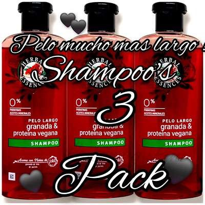 3 Pack Herbal Essences Hermoso Cabello Best Long Sexy Largo Shampoo